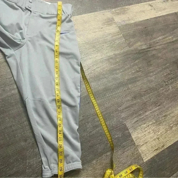 Nike Vapor select knicker baseball Grey and Royal piping pants baseball pants S - Picture 11 of 12